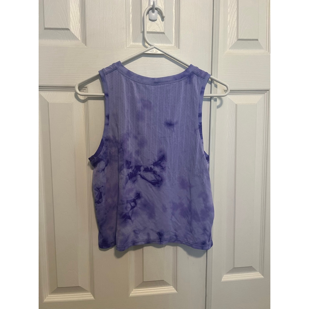 Women's Lululemon Time to Train Tank Rain Stripe Marble Dye Charged Indigo 4 - Picture 5 of 5
